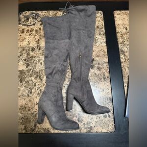 Catherine Malandrino Charcoal Over the Knee Boots Size 6